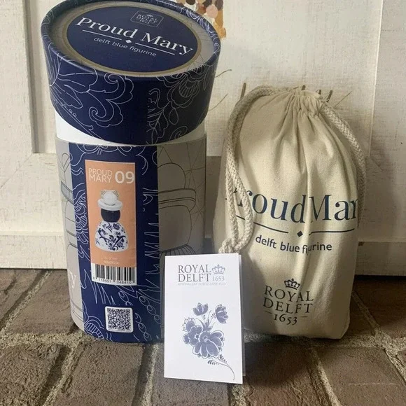 NEW Royal Delft Proud Mary 09 Blue & White Collectible - Astonia - Picture 3 of 9